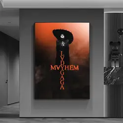 HD Waterproof Wall Art Poster - Versatile Self - Adhesive Decor - 50X70cmNoframe (Black4)