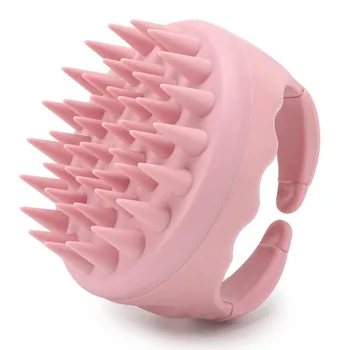Spazzola Massaggiante in Silicone per Cuoio Capelluto, Spazzola per Shampoo, Strumento per la Cura dei Capelli per Tutti i Tipi di Capelli di Donne, Uomini e Animali Domestici