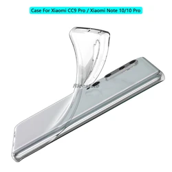 Crystal Clear Anti-Shock Soft TPU Phone Case for Xiaomi CC9 Pro (Clear)
