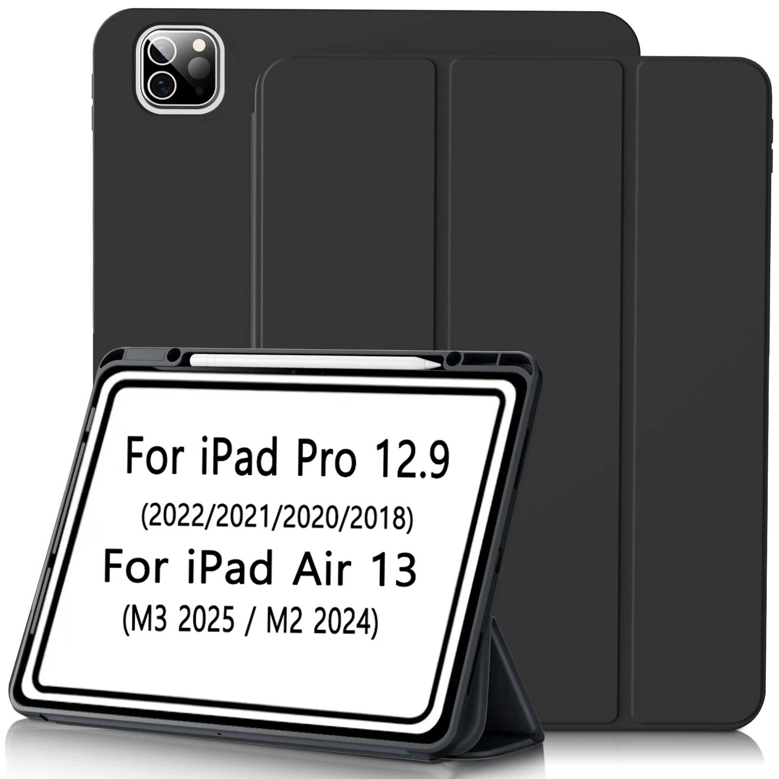 Sleek Protective Tablet Case with Pencil Holder