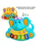 Baby Piano Toys, Elephant Music Baby Toys 18 Months Early Learning Educational Piano Keyboard Baby Toys For Baby Girls Piano Toy 3