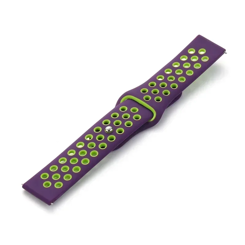 Silicone Sport Wristband - 20mm/22mm Strap in Multiple Colors