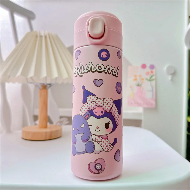 420ml Sanrio Hello Kitty Stainless Steel 316 Thermos Kawaii Kuromi