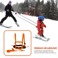 Adjustable Children Ski Training Belt Safety Traction Harness Rope Outdoor Winter Sports Skiing Training Shoulder Belt 1