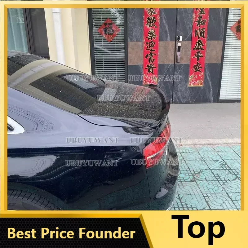 

Для Audi Новинка A8 2015 2016 2017 2018 2019 спойлер из АБС-пластика крылья багажника автомобиля задний спойлер аксессуары для украшения
