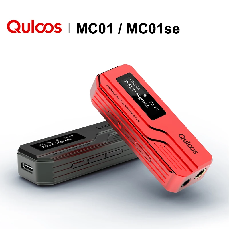 

QULOOS QLS MC01 MC01se Мини Портативный USB DAC усилитель типа C до 3,5/4,4 мм двойные чипы CS43131 усилитель для наушников PCM384 DSD256