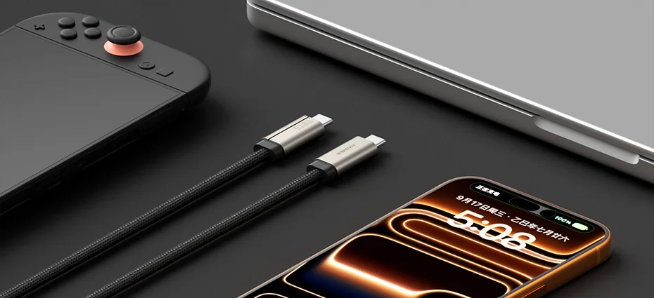 Hagibis Thunderbolt 5 USB-C Cable 120Gbps 240W 16K