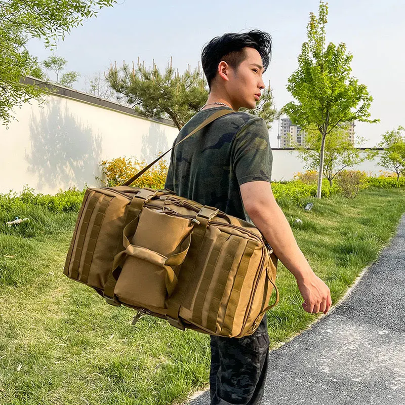 Mountaineering Bag, Large Capacity Handheld Luggage Bag, Multi Purpose Backpack, Handheld Travel Bag, Dual Purpose Fitness Bag 5