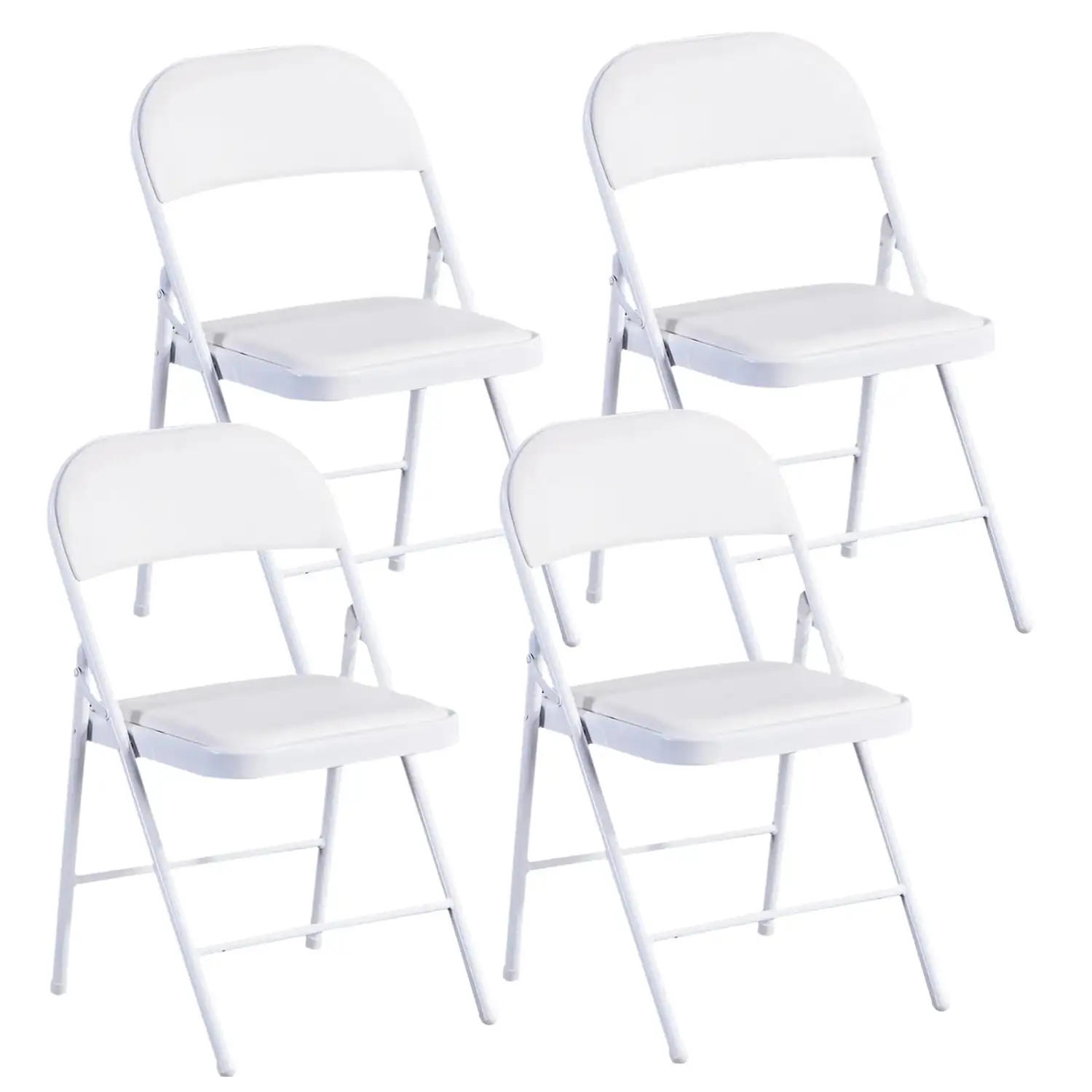 Folding Cushion Chair - 4 Pack