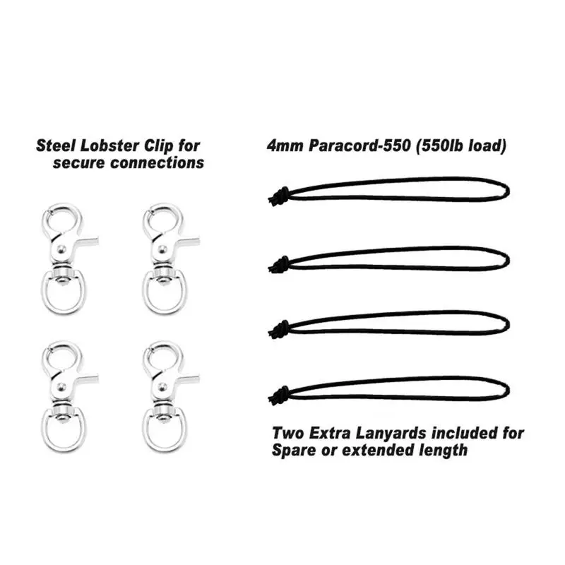 Snowboard Leash For Bindings Covert Snowboard Leash Multifunction Ski Supplies Ski Ring Bicycle Connecting Rope For Camping 6