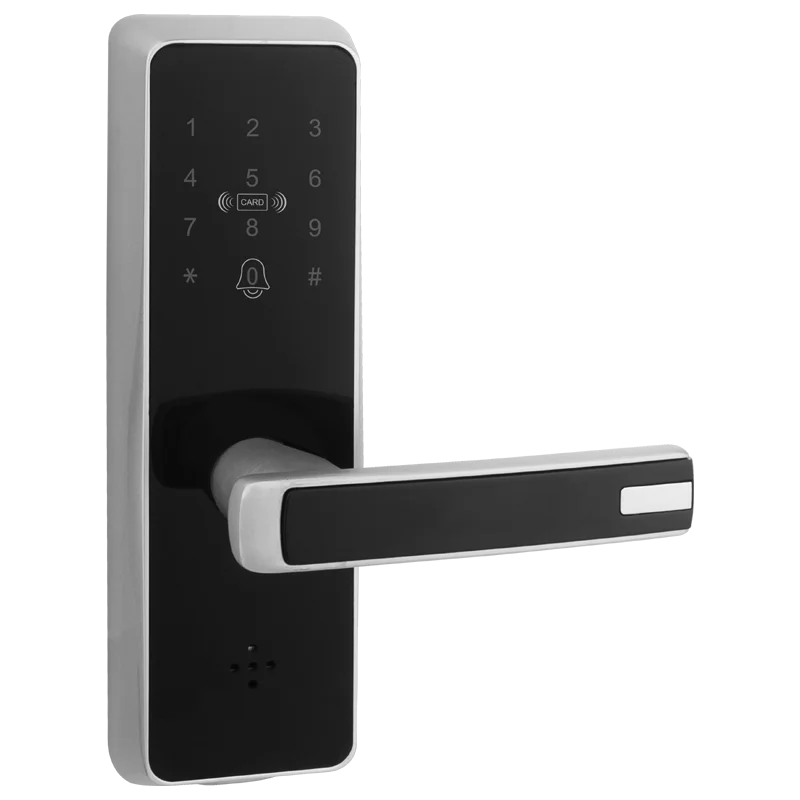 Locstar Smartphone APP TTlock Tuya Electric Intelligent Wood Door Card Code Blue tooth Wireless Smart Lock 2023 oem best selling wifi unlock iron door remote intelligent cylinder ttlock smart lock