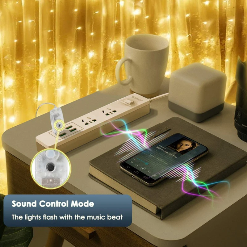 Рисунок 6 - Светодиодная гирлянда с музыкой