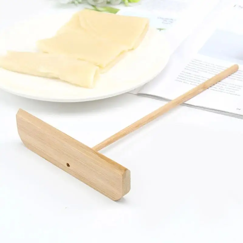 Stall Pancake Fruit Tool Egg Pie Scraper Frying Spatula Chinese Wooden Spreader Household Kitchen Tools kitchen accessories