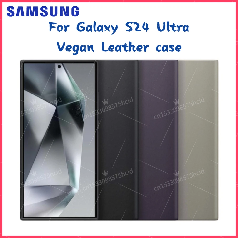 

Original Samsung Vegan Leather Case For S24 Ultra S24Ultra Vegan Leather Cover