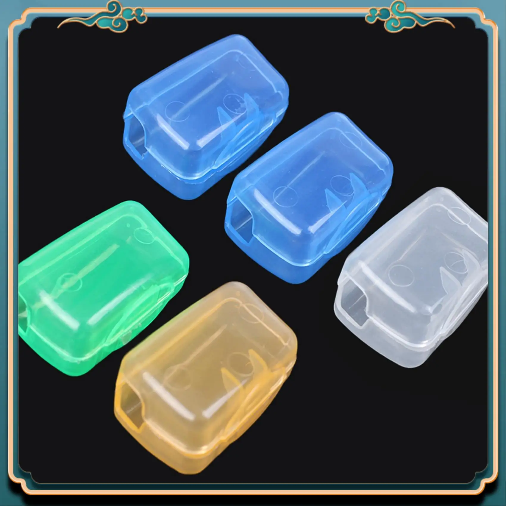 ABMV-20 Pcs 휴대용 브러쉬 캡 케이스 커버 칫솔 홀더 홈 세계 관광 캠핑 (임의의 색상)