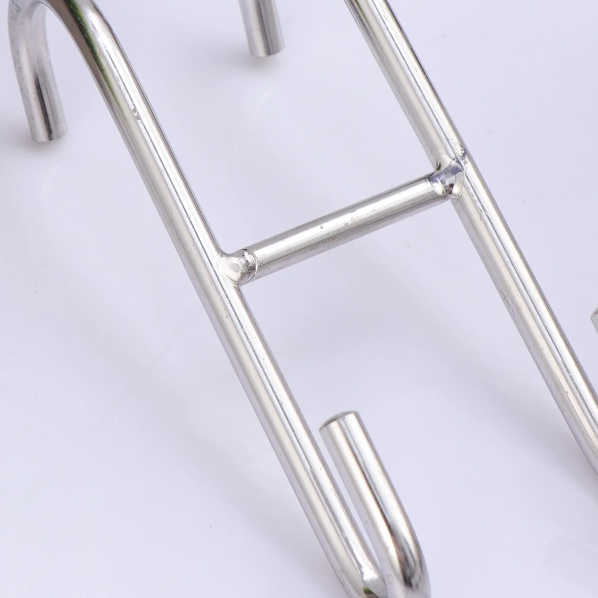 2 Pcs Heavy Duty Clothes Rack Door Hanger Glass Over Hook Shape Stainless Steel Double