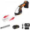 20V Power Share 4" Cordless Shear & 8" Shrubber Trimmer，Battery & Charger Included,WG801, Item Weight: 1.98 lbs,Battery Powered 1