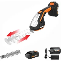 20V Power Share 4" Cordless Shear & 8" Shrubber Trimmer，Battery & Charger Included,WG801, Item Weight: 1.98 lbs,Battery Powered 1