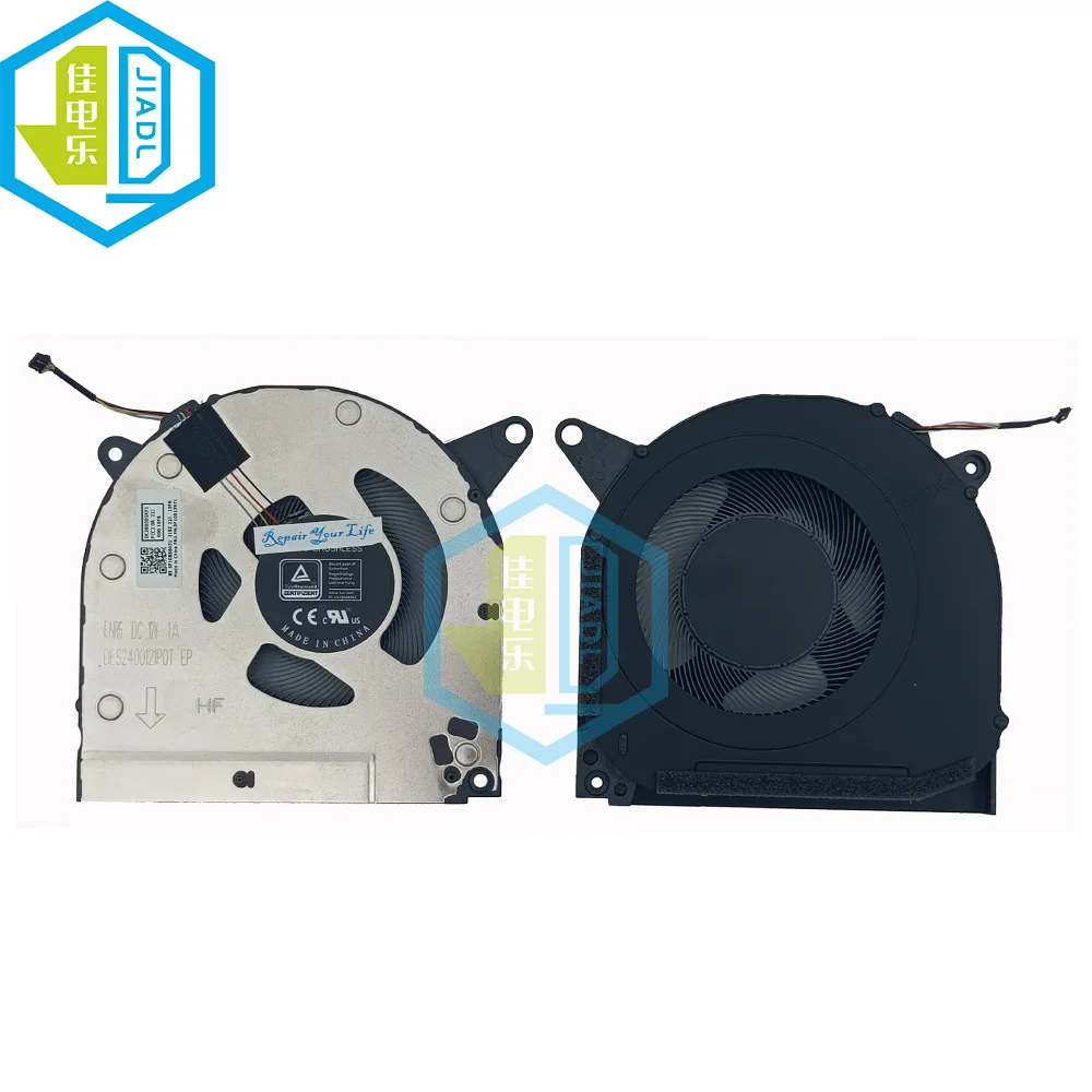 Cpu Ventilador do Radiador de Refrigeração para Lenovo Legion Gpu Ventiladores Refrigeradores do Computador Dfs2400121p0t Bapc0808r2h S715ach6 5f10s13971 5f10s13972