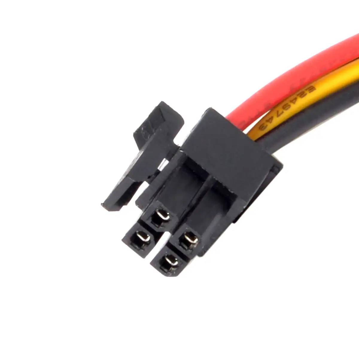 1PCS/5PCS/10PCS ATX Molex 마이크로 맞춤 피치 3.0mm 4Pin 남성-개방형 와이어 전원 어댑터 케이블 20cm 20AWG UL1007