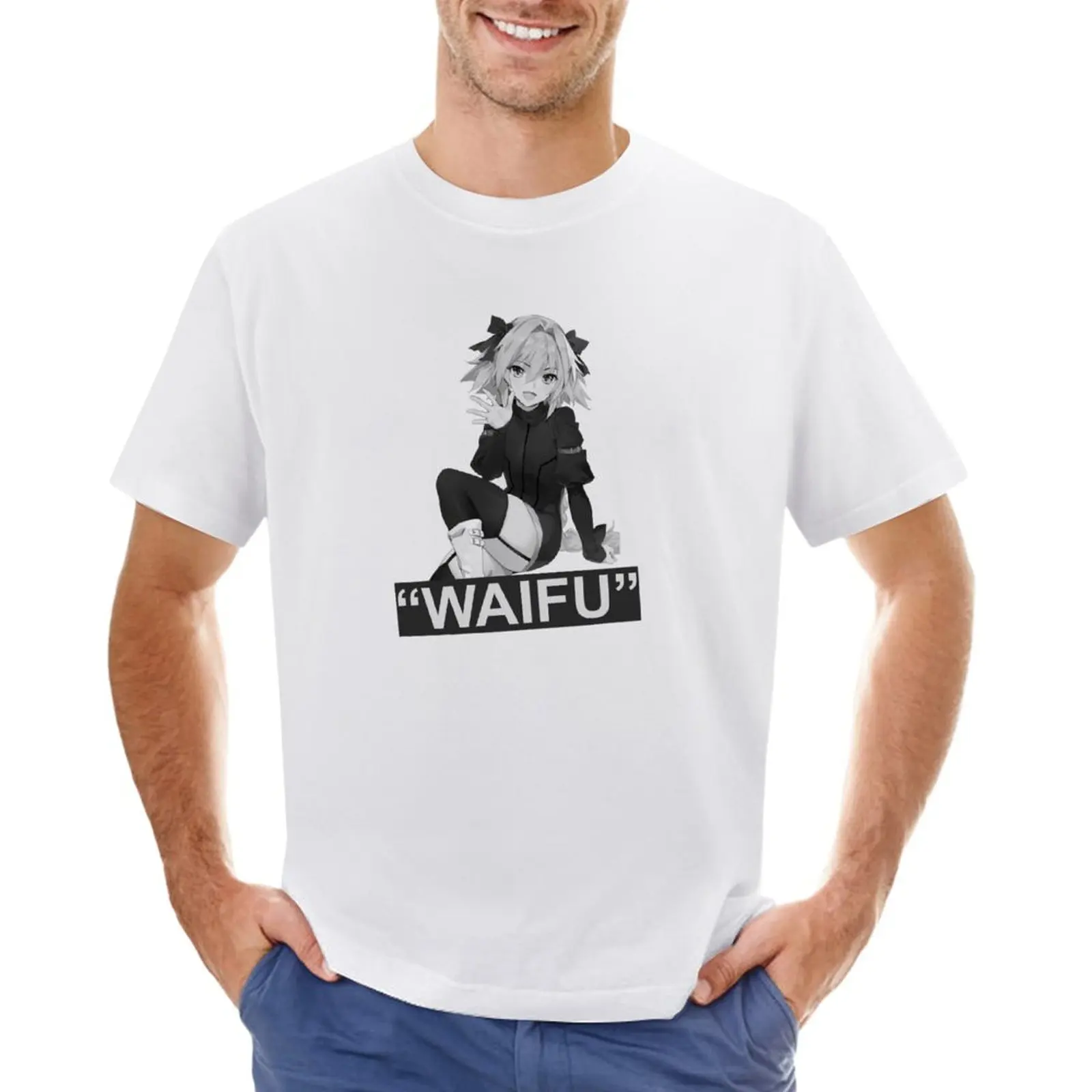 

Fate Astolfo Waifu T-Shirt shirts graphic tees hippie clothes boys whites black t shirts for men