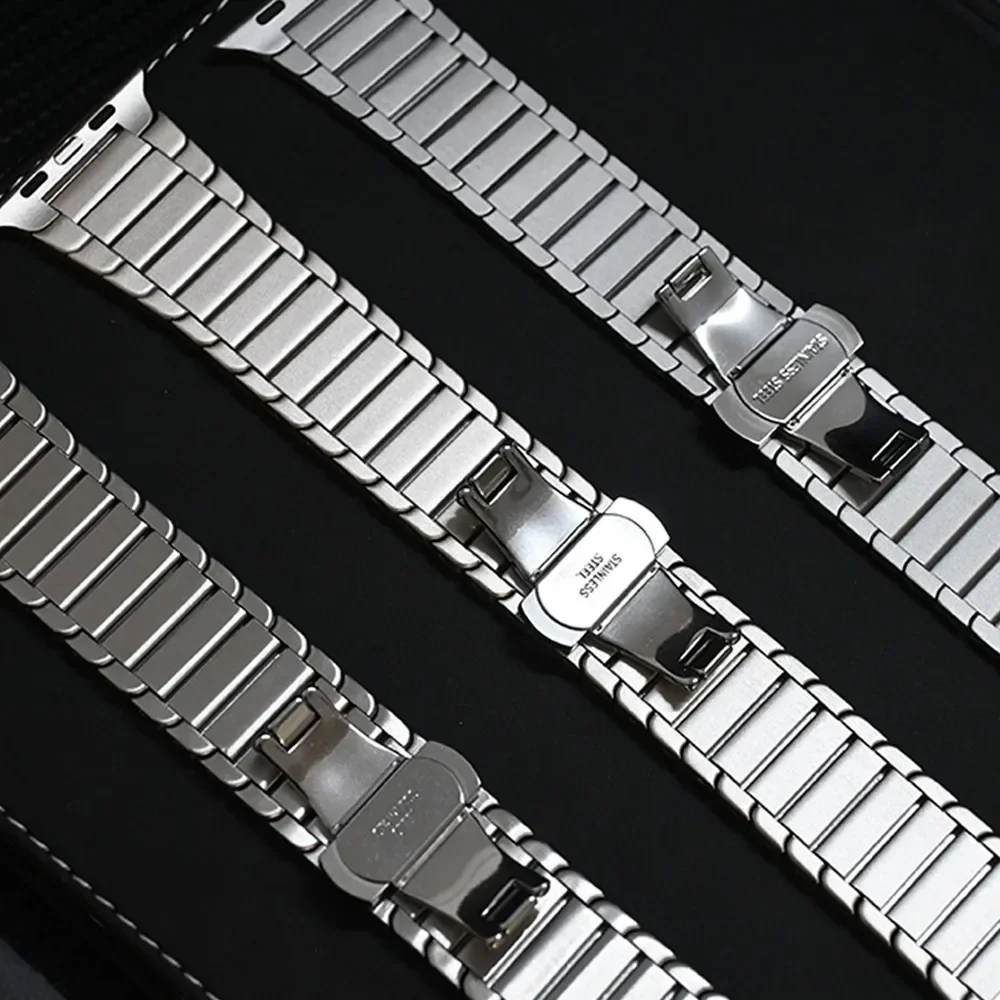 Premium Stainless Steel Watch Strap - Sleek Metal Band