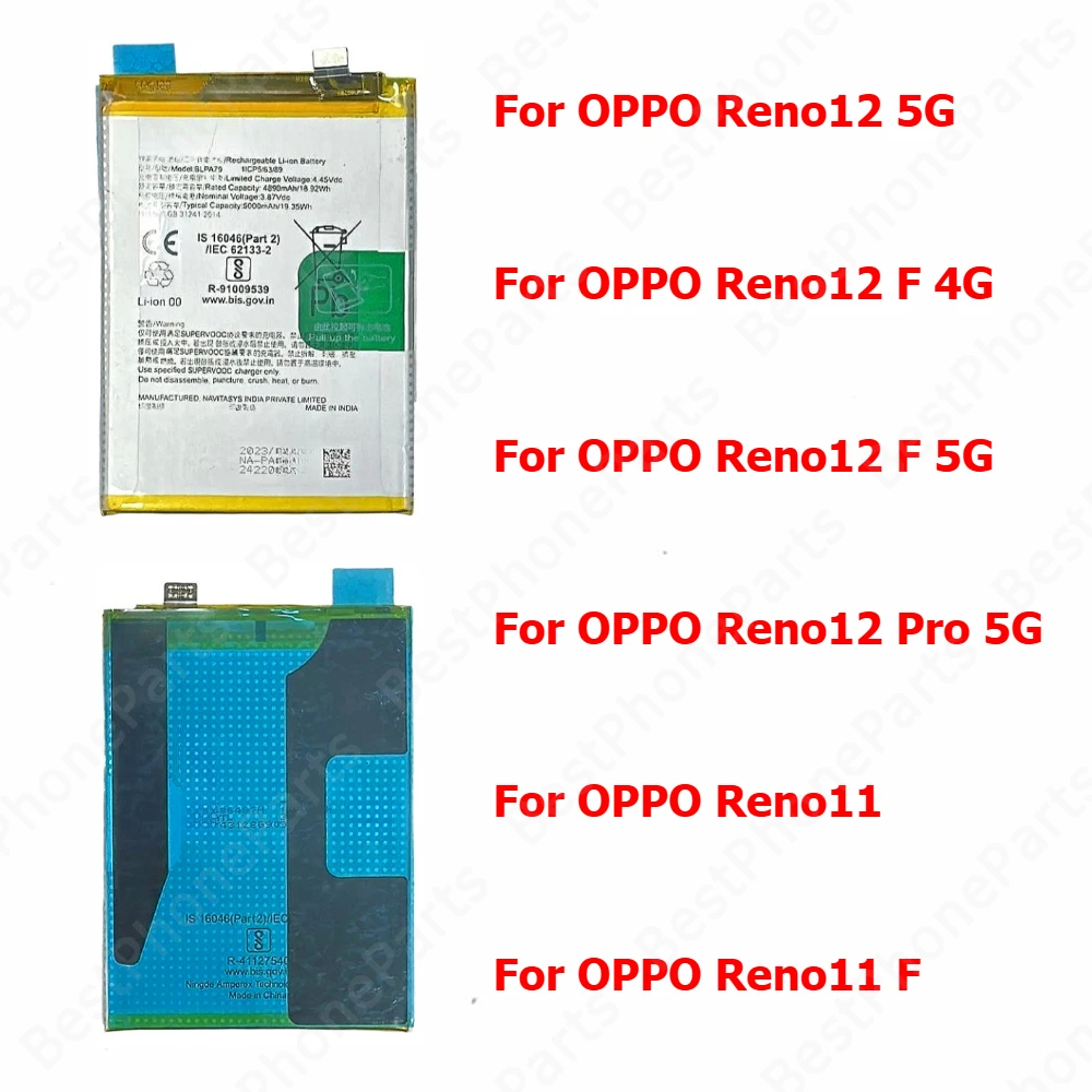 Batterie Neuve BLPA57 Pour OPPO Reno 12 Pro 5G - Remplacement Premium