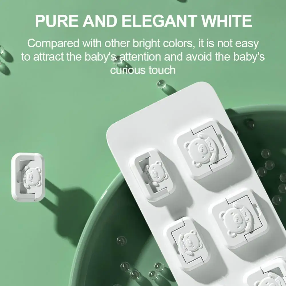 10Pcs Baby Safety Child Electric Socket Outlet Plug Anti Electric Shock Plugs Protector Rotate Cover Protection Infant Children