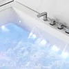 OEM  Massage Bathtub LED Constant Temperature 2 Person Jet Spa bathtubs 2