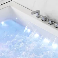 OEM  Massage Bathtub LED Constant Temperature 2 Person Jet Spa bathtubs 2