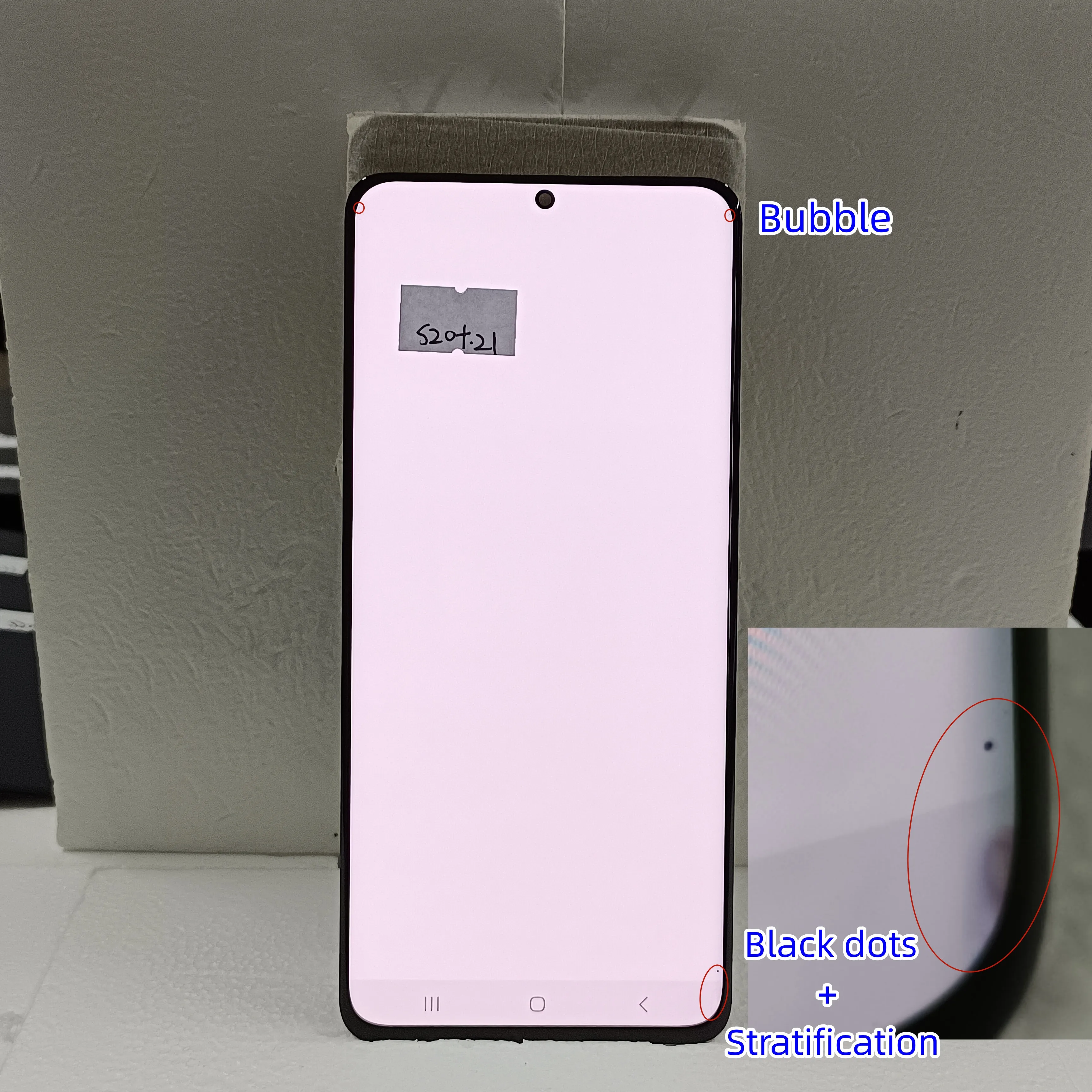 

Super AMOLED For Samsung Galaxy S20 Plus LCD G985 G985F/DS Touch Screen Display S20+ With Burn Shadow Digitizer Assembly Display