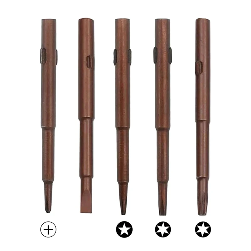 Multifunctional 5 In 1 Screwdriver Set Disassembly Screwdriver Slotted Cross Plum Blossom Computer Glasses Maintenance