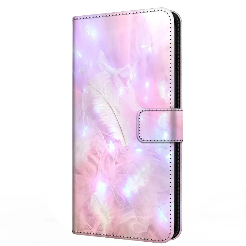 Luxury Leather Magnetic Wallet Case - Book Flip Relief Cover
