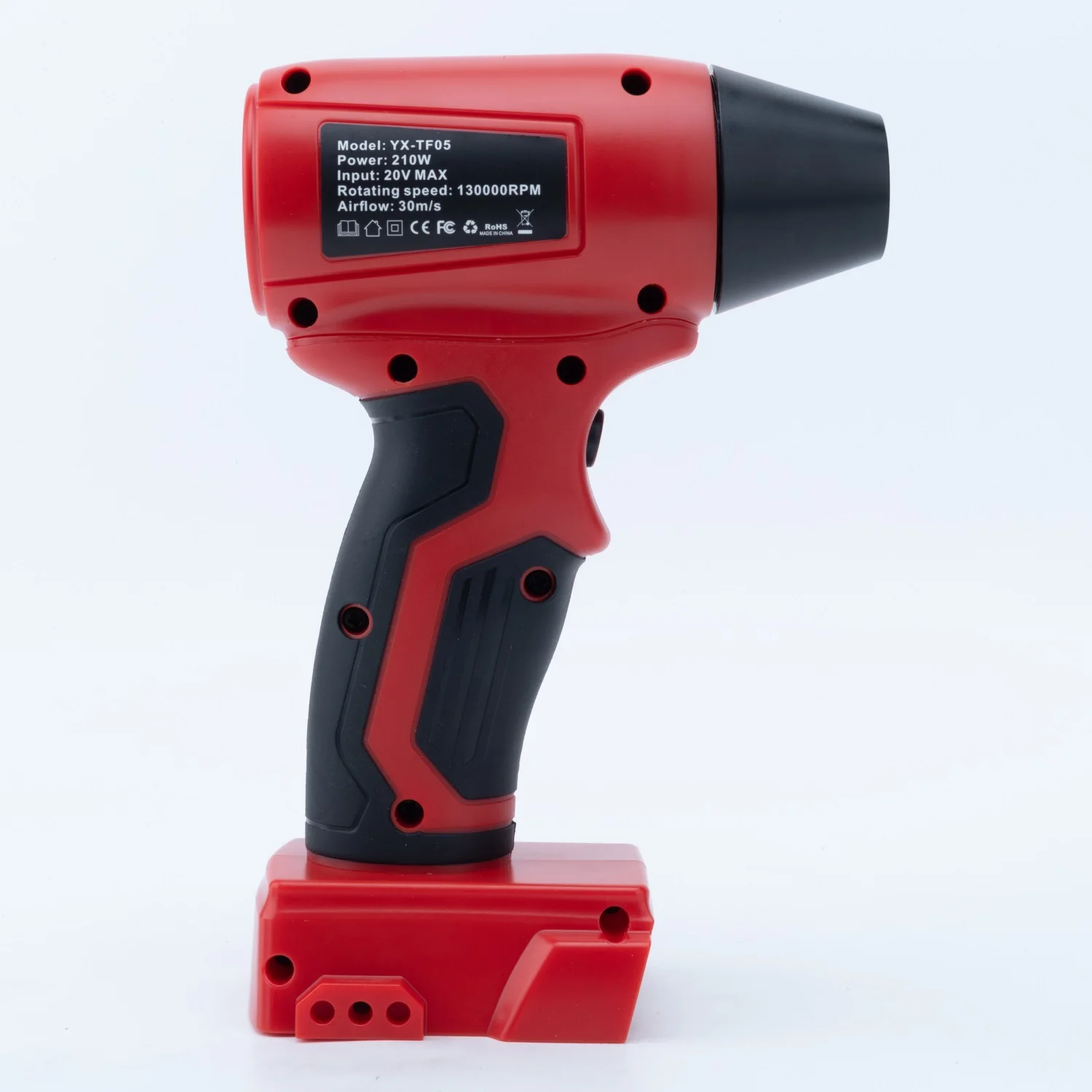 Jet Blower Brushless For DeWalt/Milwaukee/Makita/Bosch20V Lithium Battery 130000RPM 4-Speed Control Portable Violent Turbo Fan