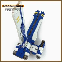 Space Movie New MOC Stinger Mantis Building Block Spaceship Shuttle Rocket Ultimate Playset Technology Bricks Collection Toys 4