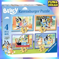 Ravensburger Genuine Bluey Family Cartoon Puzzle Toy 4-In-1 Puzzle Toys For Children Educational Toys Birthday Present 1