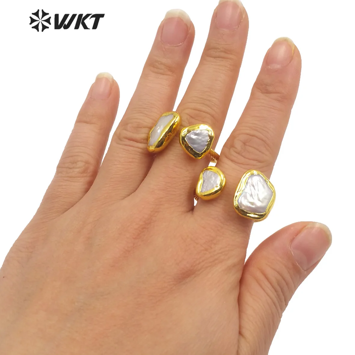 Pop A Pearl Gold Ring | SEHGAL GOLD ORNAMENTS PVT. LTD.