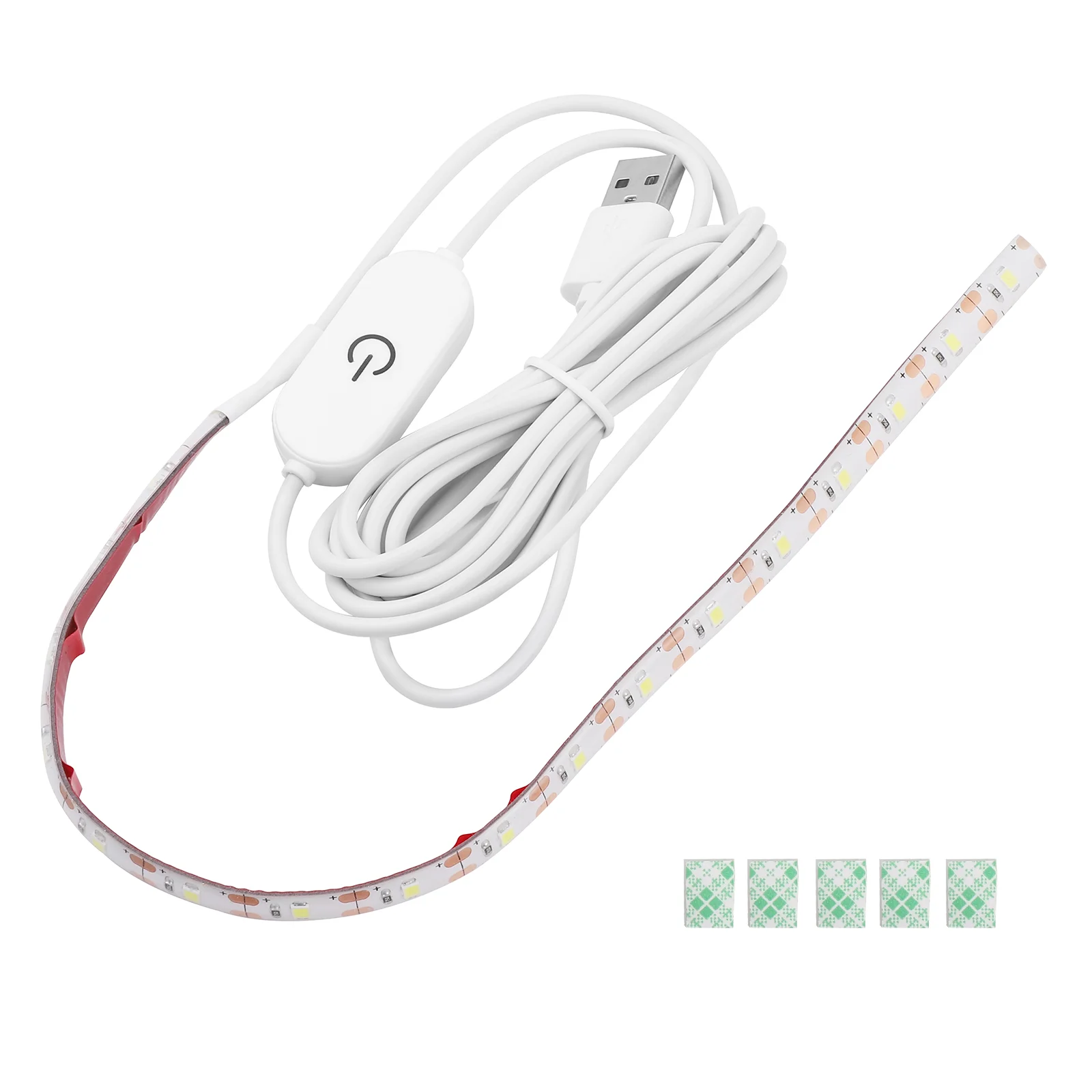 

Mobestech Sewing Machine LED Light 2M Cold White Strip Light with Touch Dimmer USB Powered 5V Adhesive Light
