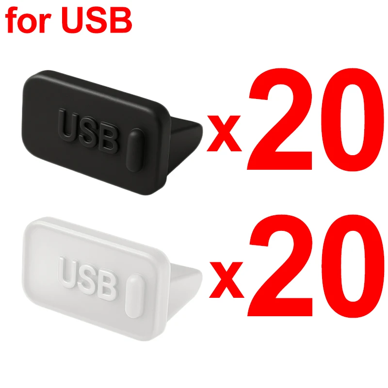 Universal USB/Type-C Dust Plug Charger Port Cover Cap