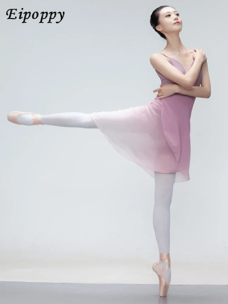 

Ballet Gymnastics Clothing Female Adult Sling Art Examination Body Jumpsuit Basic Training Clothing Yoga Shebin Ballet Practice