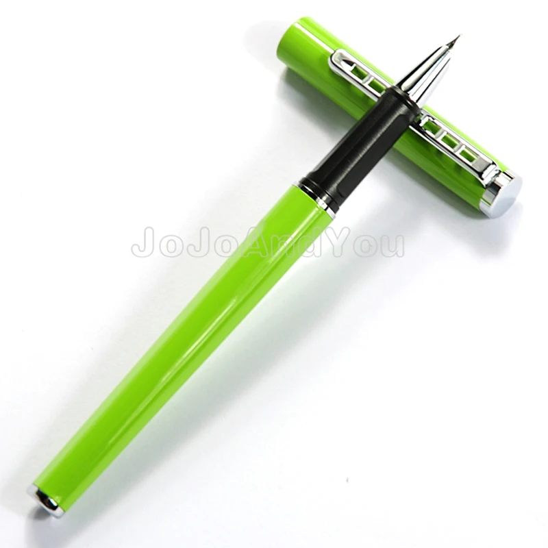 

Jinhao 028 Green & Silver Fine Nib 0.38 Fountain Pen JF226