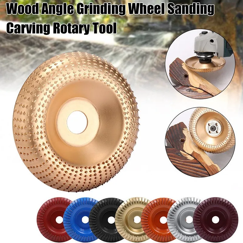 Grinder Wheel Disc 4 Inch Wood Shaping Wheel Bore Woodworking Shaping