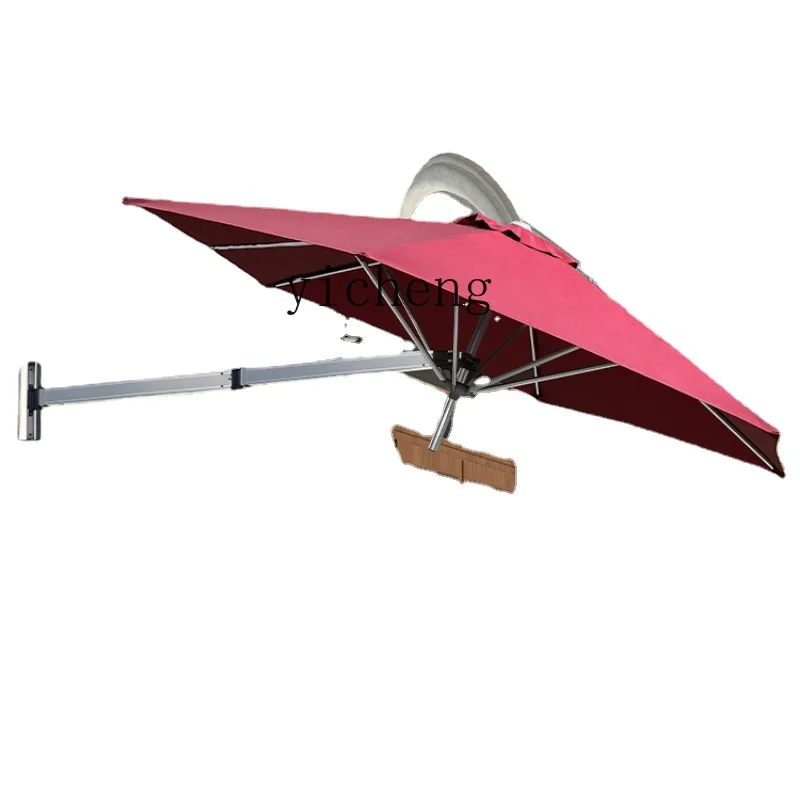 

Zf Sunshade Wall Retractable Umbrella Outdoor Courtyard Garden Solar Energy