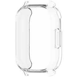 Durable Silicone Screen Protector Case - Soft TPU All - Around Protective Bumper Shell for Redmi Watch 5 Active (Transparent)