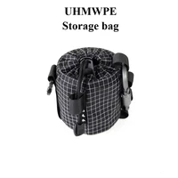 Titanium Cup Storage Bag UHMWPE Lightweight Mountain Camping Outdoor Cup Storage Bag Hangable Cup Holder Water Bottle Bag 1