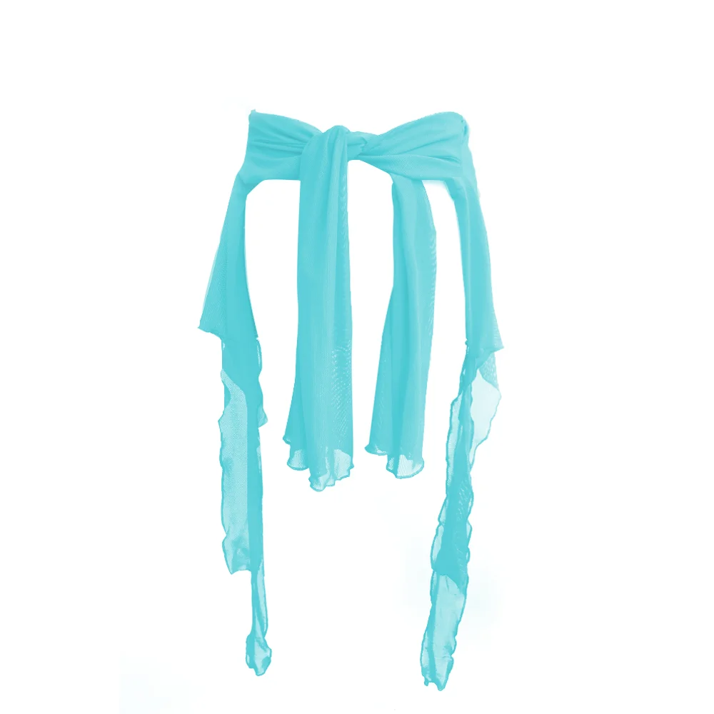 Mesh waistband—sky blue