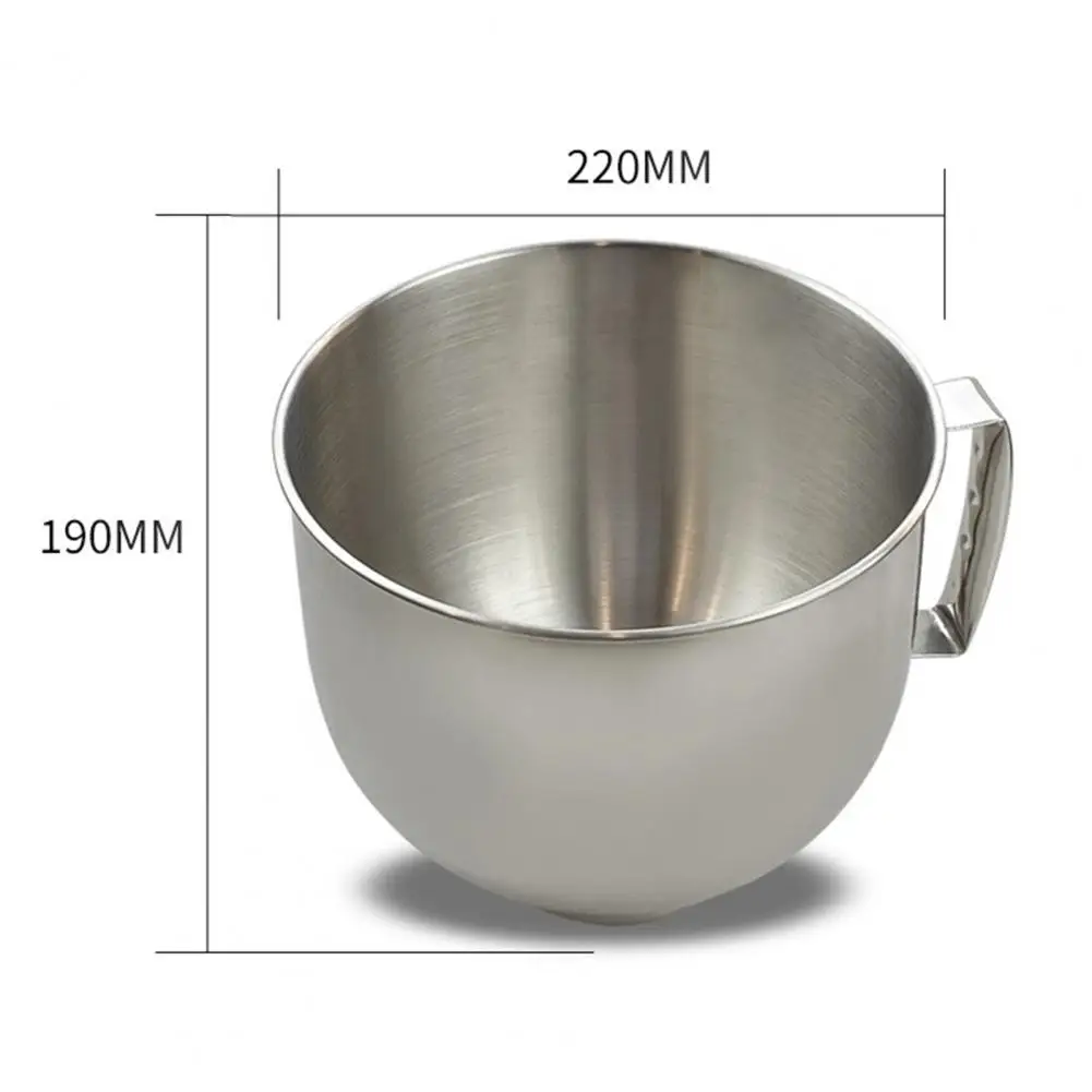 1 PCS Bowl Stainless Steel Silver For Kitchenaid 4.5-5 Quart Tilt