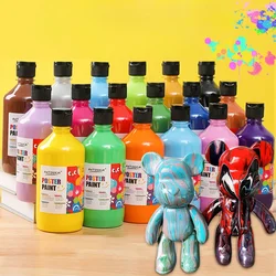 60ML/100ML Bottled Acrylic Fluid Pigment Handmade DIY White Embryo Violent Bear High Brightness Coloring Pigment Art Supplies