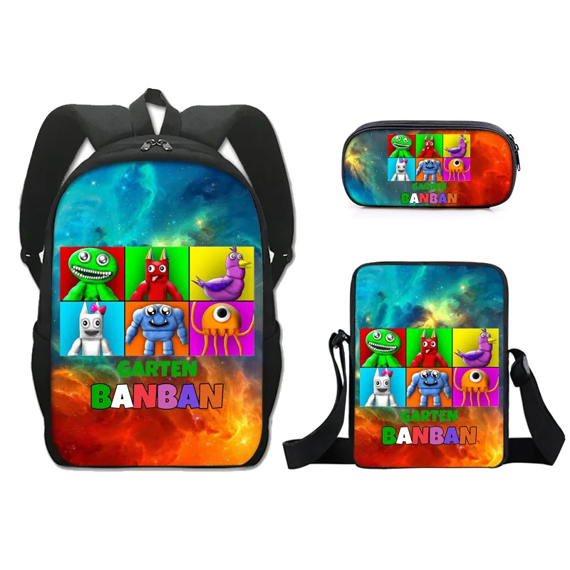 Garten of Banban Banban Garden Game Kindergarten Backpack Student Reduced  Backpack Children's Gifts Lightening Zipper Shoulders - AliExpress