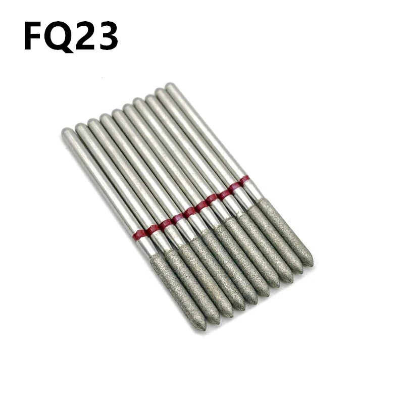 

10pcs/pack Dental Material Diamond Nail Drill Milling Cutter Grinding Polish Burs Craft Polisher FQ23